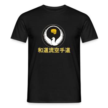 WadoRyuKaratoDo - Men's T-Shirt - black - Front - AI Model Male 178 light (178cm)