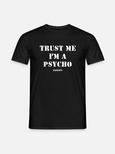 Psicologo Psicologo Psicologo Detti divertenti - T-shirt uomo - nero