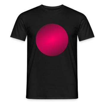 Circle Colored - Men's T-Shirt - black - Front - AI Model Male 178 light (178cm)