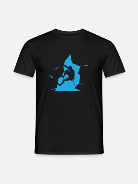 Klettern - Männer T-Shirt - Schwarz