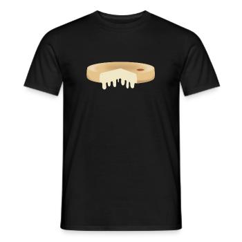 reblochon - Männer T-Shirt - Schwarz - Vorne - AI Model Male 178 light (178cm)