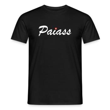 Paiass | Schweiz, Schweizerdeutsch, Dialekt - Männer T-Shirt - Schwarz - Vorne - AI Model Male 178 light (178cm)