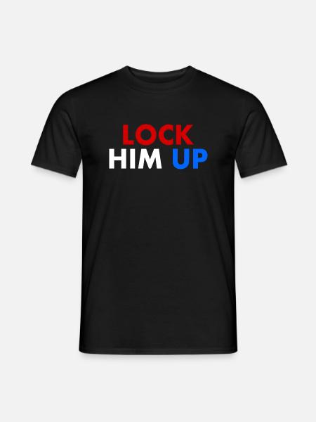 Lock him up - Men's T-Shirt - black