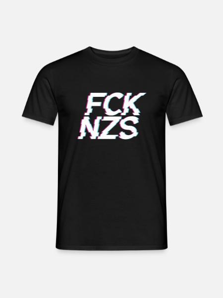 FCK NZS – Glitch - Men's T-Shirt - black