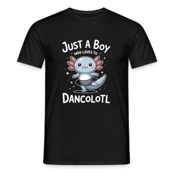 Just A boy who loves dance Ballett Tänzer Geschenk - Männer T-Shirt - Schwarz - Vorne - AI Model Male 178 light (178cm)