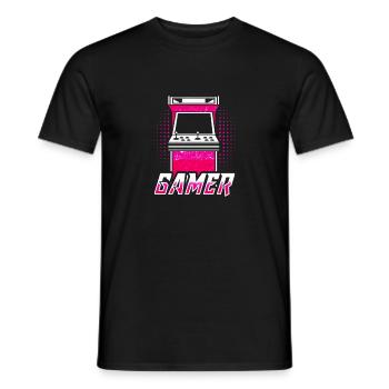 Gaming Gaming Gaming Gaming Gaming Gaming Gaming - Männer T-Shirt - Schwarz - Vorne - AI Model Male 178 light (178cm)