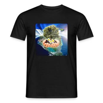 Save you Nicaragua - Men's T-Shirt - black - Front - AI Model Male 178 light (178cm)