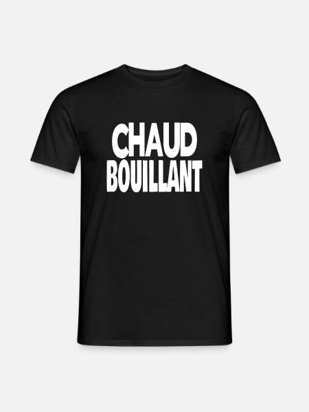 chaud bouillant - T-shirt homme - noir