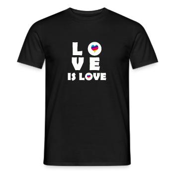 Revolution Gay Pride Lesbian CSD LGBT Gay Queer - Men's T-Shirt - black - Front - AI Model Male 178 light (178cm)