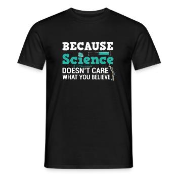 Wissenschaft - Naturwissenschaft - Geschenk - Männer T-Shirt - Schwarz - Vorne - AI Model Male 178 light (178cm)