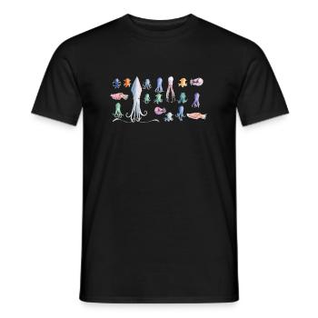 Oktopus rapport - Männer T-Shirt - Schwarz - Vorne - AI Model Male 178 light (178cm)