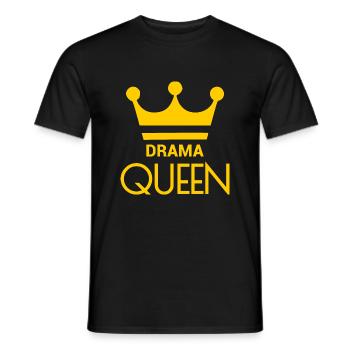 DRAMA REINE - T-shirt homme - noir - Devant - AI Model Male 178 light (178cm)