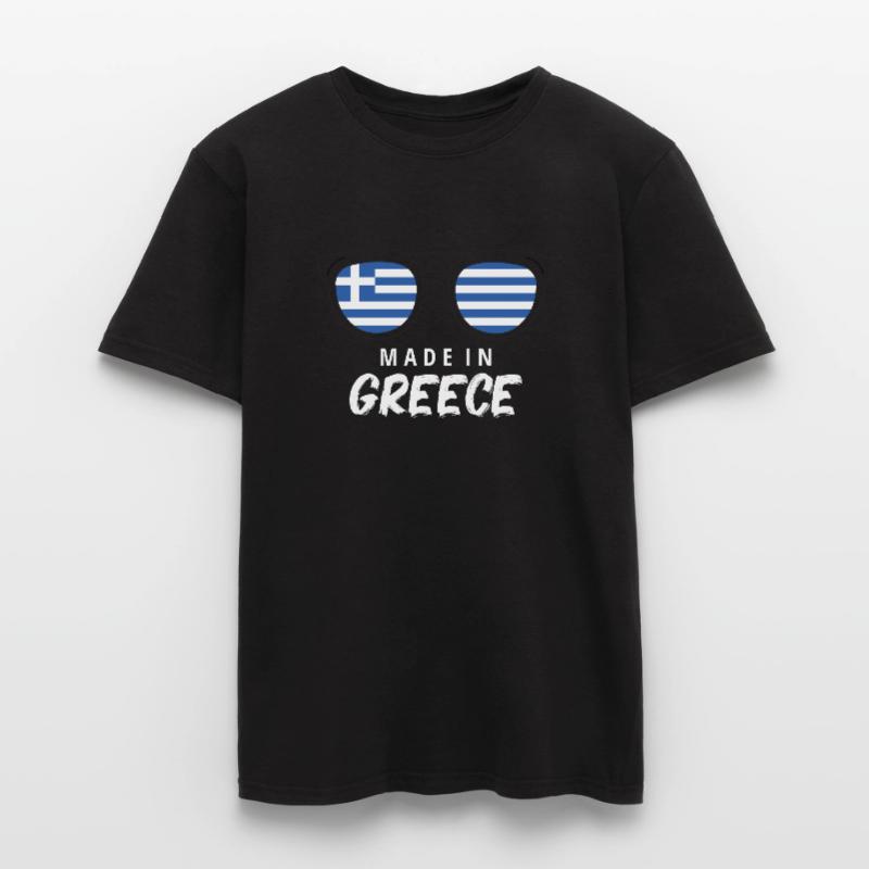 Drapeau de la Grèce Hellas Athènes Drapeau grec T-shirt homme