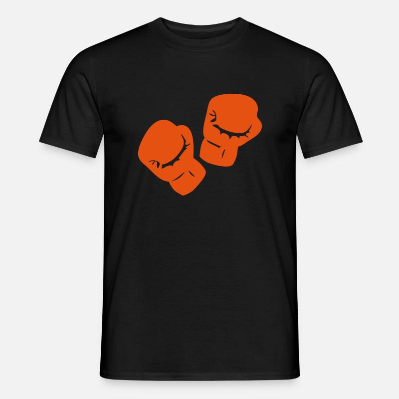 Handschuh boxen boxing - Männer T-Shirt - Schwarz