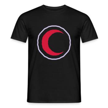 Roter Halbmond Red Crescent - Männer T-Shirt - Schwarz - Vorne - AI Model Male 178 light (178cm)