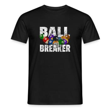 Ball Breaker Billard Billard cadeau - T-shirt homme - noir - Devant - AI Model Male 178 light (178cm)