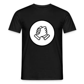 coole, motive, gemeinsam - Männer T-Shirt - Schwarz - Vorne - AI Model Male 178 light (178cm)
