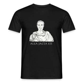 sw julius caesar - Men's T-Shirt - black - Front - AI Model Male 178 light (178cm)