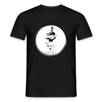 bretonisches Geschenk - Männer T-Shirt - Schwarz - Vorne - AI Model Male 178 light (178cm)