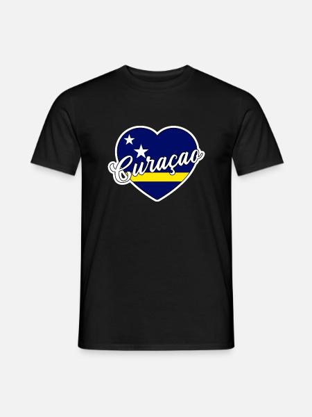 Curaçao - Männer T-Shirt - Schwarz