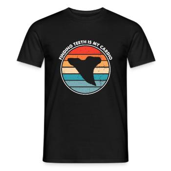 Fossil Archaeology Design Fossils Fossil Hunters - Men's T-Shirt - black - Front - AI Model Male 178 light (178cm)