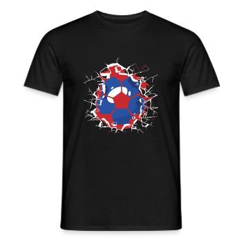 USA Soccer Football Américain Futbol - T-shirt homme - noir - Devant - AI Model Male 178 light (178cm)