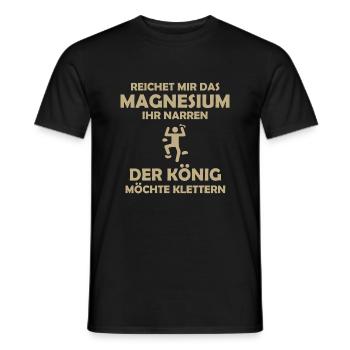 climbing - Männer T-Shirt - Schwarz - Vorne - AI Model Male 178 light (178cm)