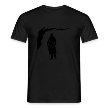The Hanged Man - Männer T-Shirt - Schwarz - Vorne - AI Model Male 178 light (178cm)