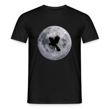 birdsky - Männer T-Shirt - Schwarz - Vorne - AI Model Male 178 light (178cm)
