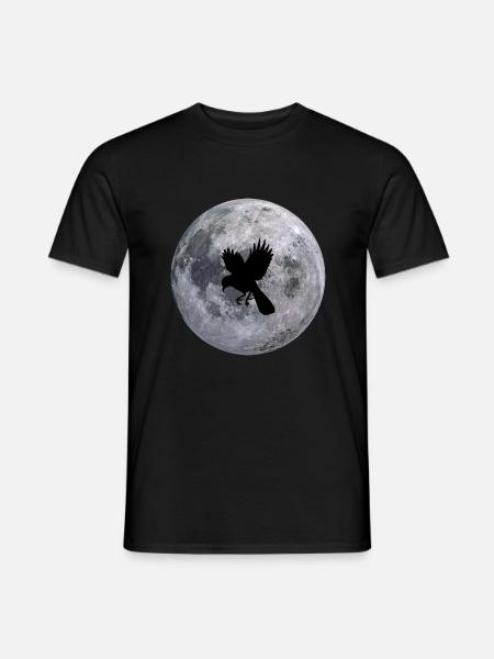 birdsky - Männer T-Shirt - Schwarz