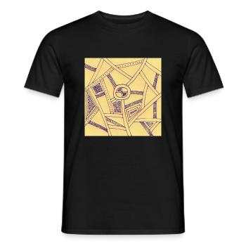 Sabino Lemon ART Tees - Männer T-Shirt - Schwarz - Vorne - AI Model Male 178 light (178cm)