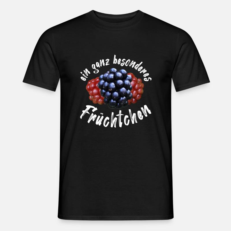 Brombeere Brombeeren Beeren Früchte - Männer T-Shirt - Schwarz