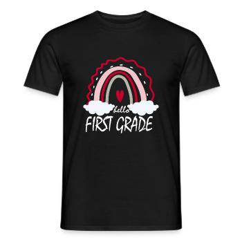 Hallo Geschenk der ersten Klasse - Männer T-Shirt - Schwarz - Vorne - AI Model Male 178 light (178cm)