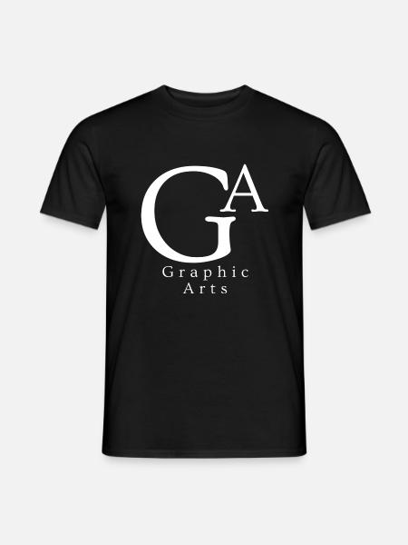 GraphicArts - Männer T-Shirt - Schwarz