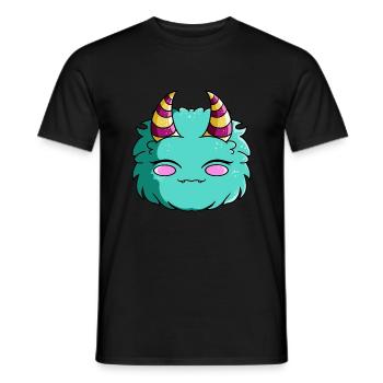 Kawaii-Monster - Männer T-Shirt - Schwarz - Vorne - AI Model Male 178 light (178cm)