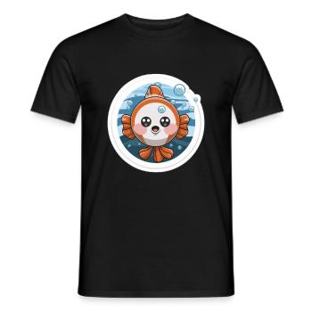 Clownfisch-Liebhaber - Männer T-Shirt - Schwarz - Vorne - AI Model Male 178 light (178cm)