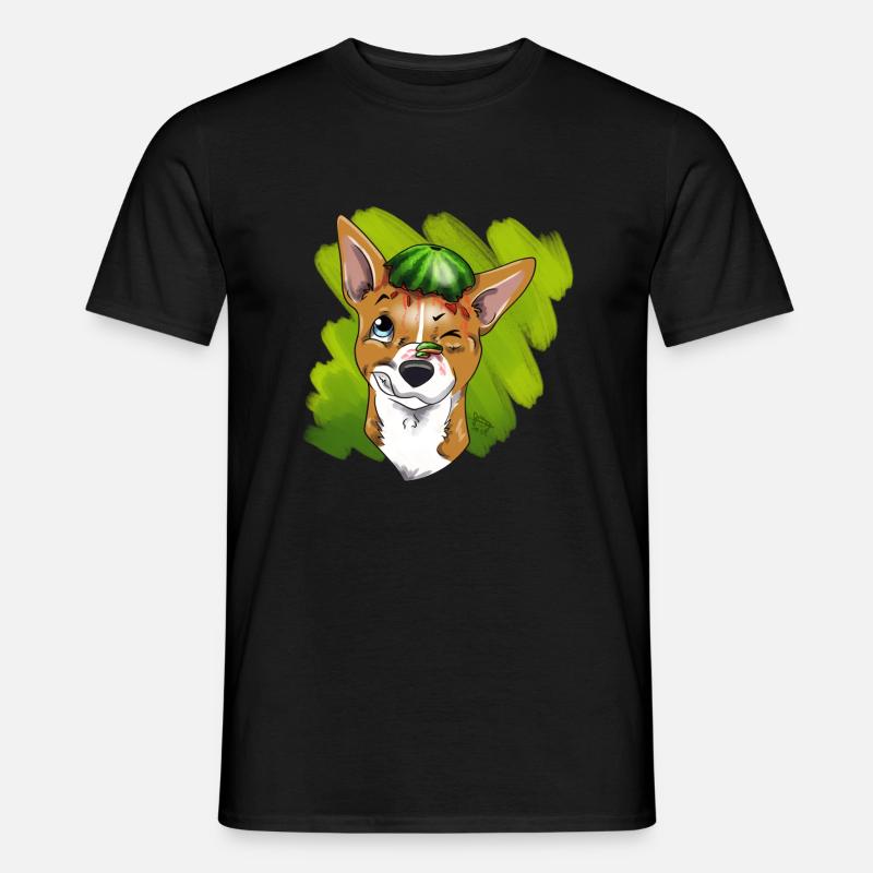 DogMelon - Männer T-Shirt - Schwarz