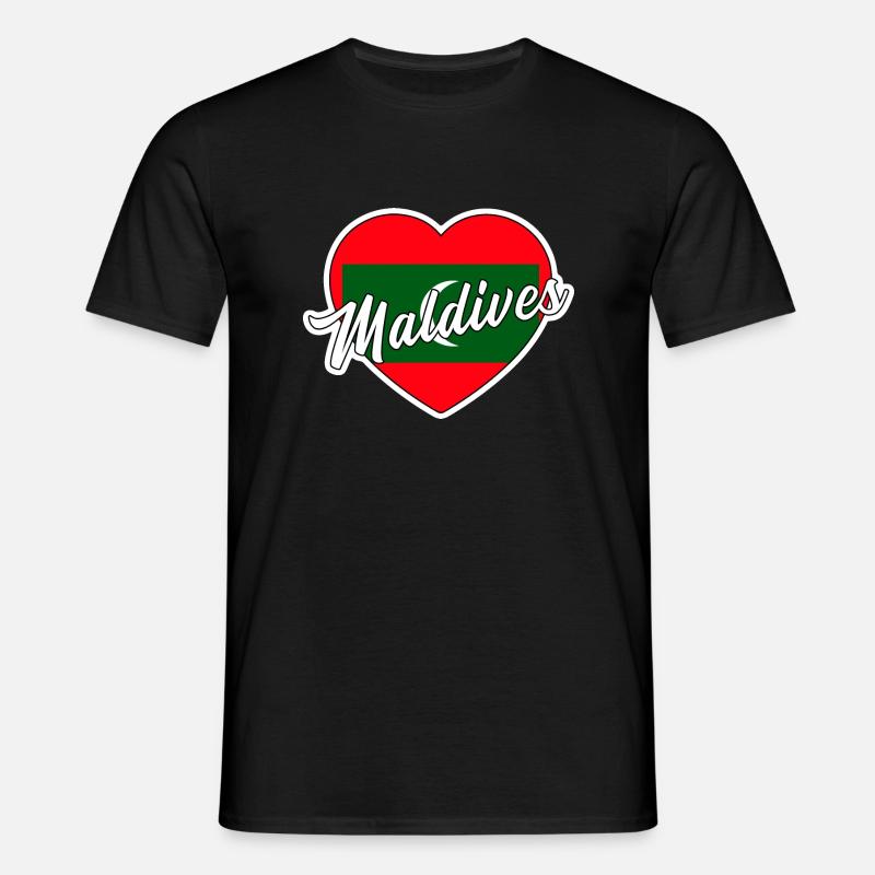 Malediven - Männer T-Shirt - Schwarz
