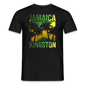 Jamaica - T-shirt homme - noir - Devant - AI Model Male 178 light (178cm)