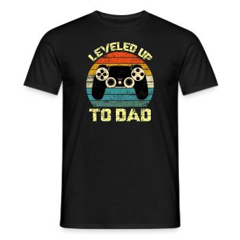 Nouveau cadeau d'oncle / mis à niveau pour les t-shirts de l'oncle / cadeau pour - T-shirt homme - noir - Devant - AI Model Male 178 light (178cm)