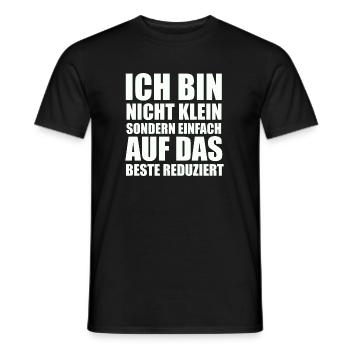 Auf Das Beste Reduziert - Lustiger Spruch - Männer T-Shirt - Schwarz - Vorne - AI Model Male 178 light (178cm)