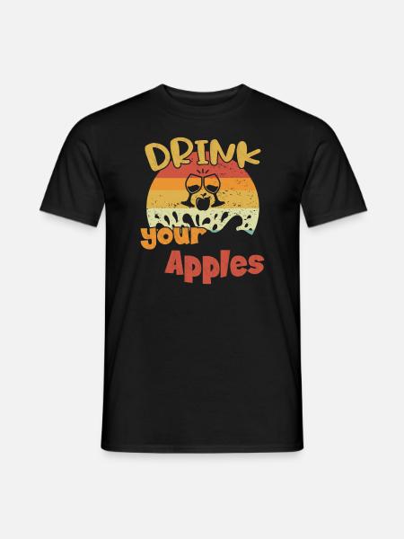 Drink your Apples / Cider - Men's T-Shirt - black