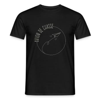 Avion de Chasse - T-shirt homme - noir - Devant - AI Model Male 178 light (178cm)