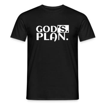 Plan de Dieu - Plan de Dieu | Chemise amusante - T-shirt homme - noir - Devant - AI Model Male 178 light (178cm)