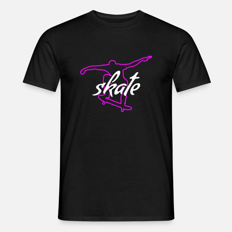 Skater - Männer T-Shirt - Schwarz