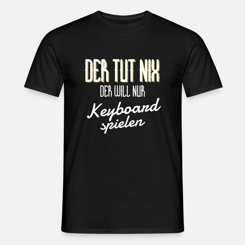 Keyboard - lustiges Geschenk - Männer T-Shirt - Schwarz