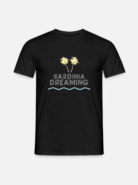 Traumurlaub Sardinien - Männer T-Shirt - Schwarz