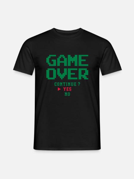 Jeu terminé - T-shirt homme - noir