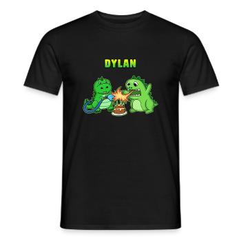 Dylan's birthday present - Men's T-Shirt - black - Front - AI Model Male 178 light (178cm)
