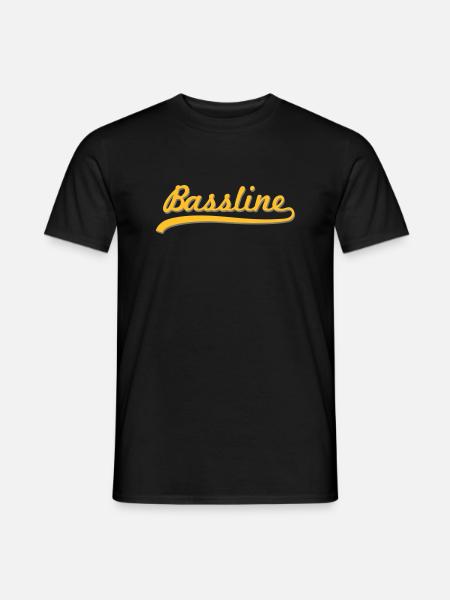Bassline / Dubstep / Techno / Bass - Men's T-Shirt - black